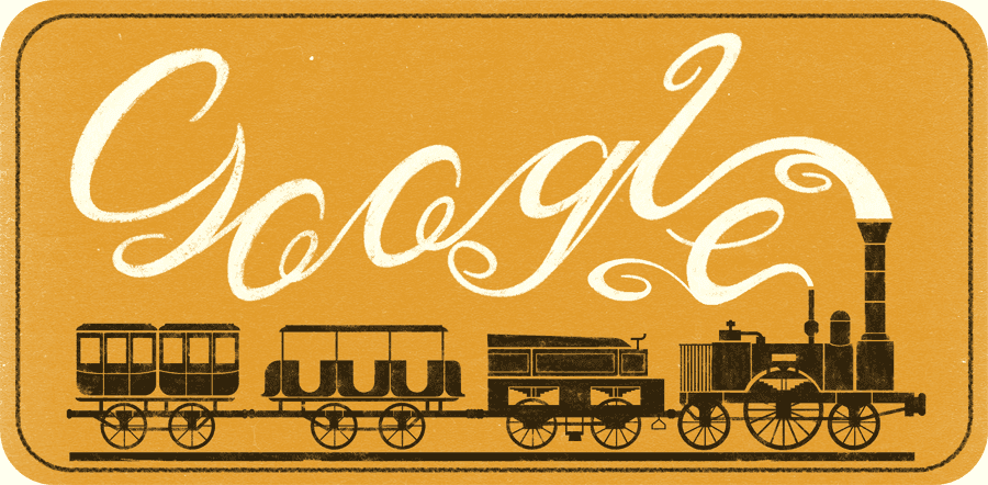 Adler Lokomotive: Google Doodle
