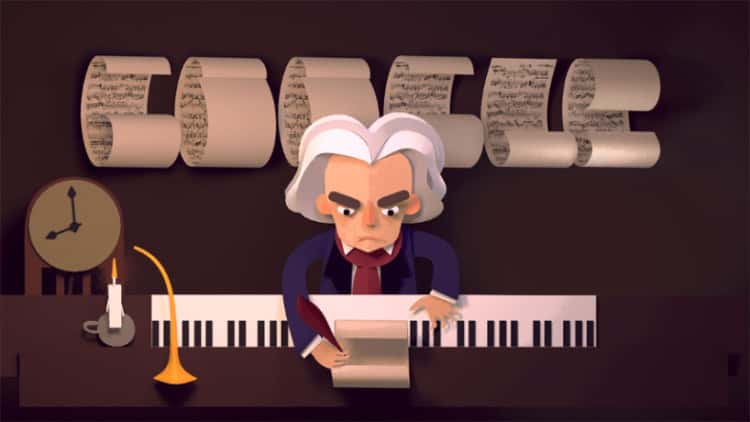 Ludwig van Beethoven: Google Doodle