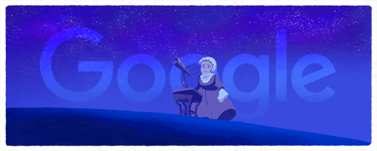 Caroline Herschel Google Doodle